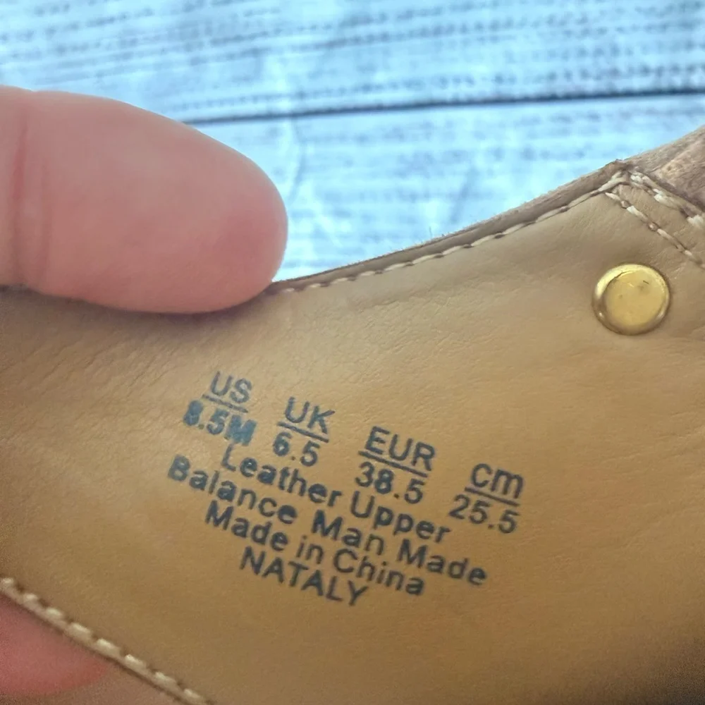 Franco Sarto Tan Espadrille Wedges